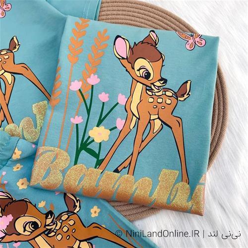 تیشرت شلوارک طرح بامبی کد5888