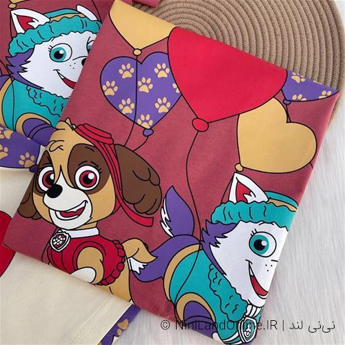 دو تیکه تیشرت شلوارک طرح سگهای نگهبان کد 5832