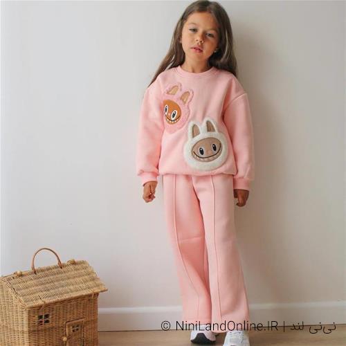 دو تیکه کرکدار لبوبو برجسته دخترانه ترک کد 22440