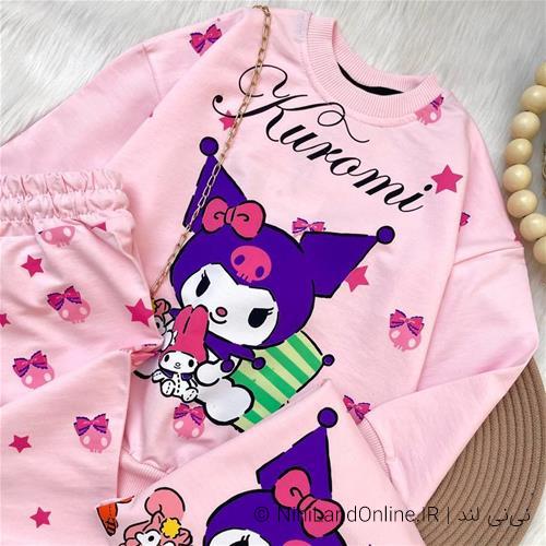 بلوز شلوار طرح کرومی کد 3311