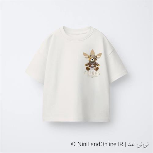 تیشرت تابستانه پسرانه طرح ادیداس تدی ترک کد 998854