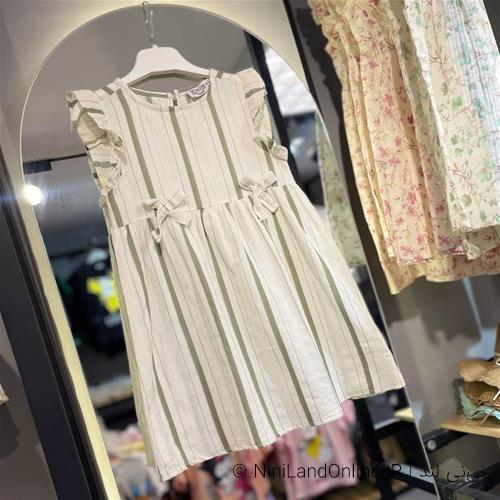 پیراهن دخترانه خنک تابستانه ترک کد 3826