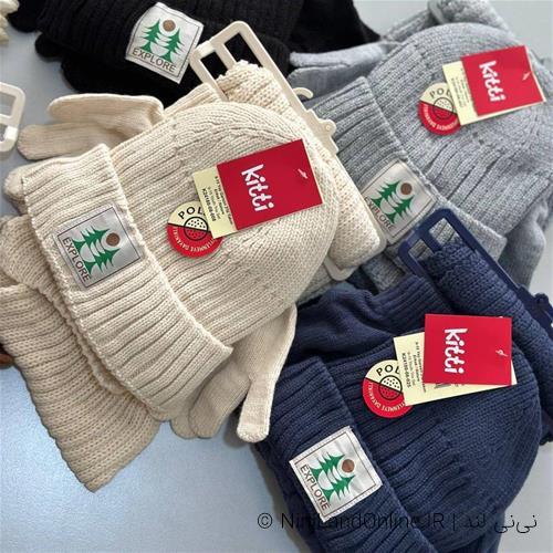 ست شال و کلاه لایندار مارک کیتی کد 241800