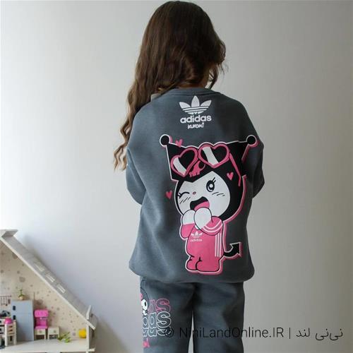 دو تیکه کرکدار طرح کرومی طرح اسلش ترک کد 88330