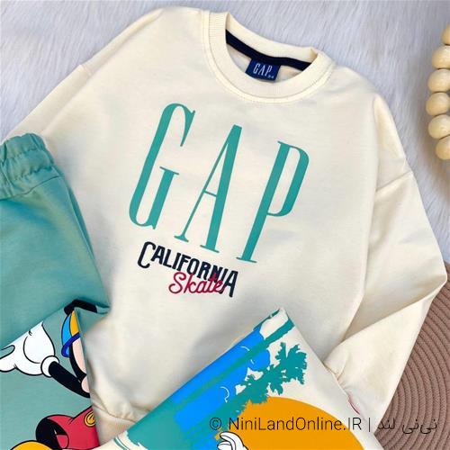 بلوز شلوار پسرانه طرح میکی موس ترک کد 2774