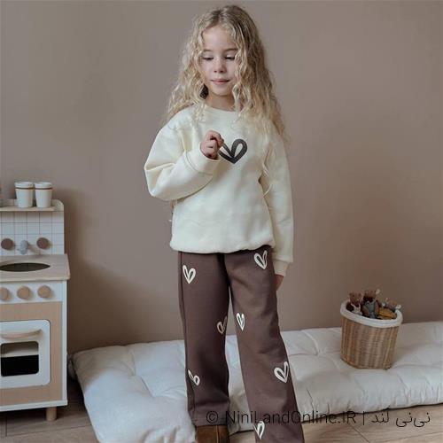 تکرار ست دوتیکه دورس شلوار دونخ قلبی ترک کد 1869601