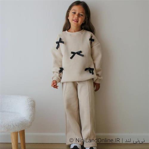 دو تیکه کرکدار طرح پاپیون ترک کد22220