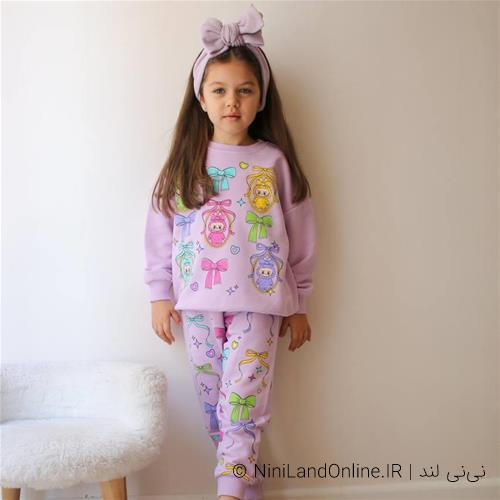 دو تیکه دخترانه طرح لبوبو ترک کد183020