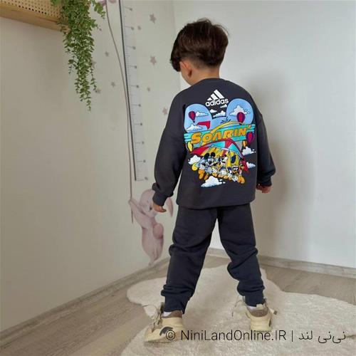 بلوز شلوار اسلش طرح ادیداس میکیموس ترک کد 1144