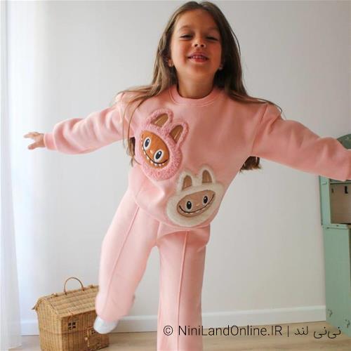 دو تیکه کرکدار لبوبو برجسته دخترانه ترک کد 22440