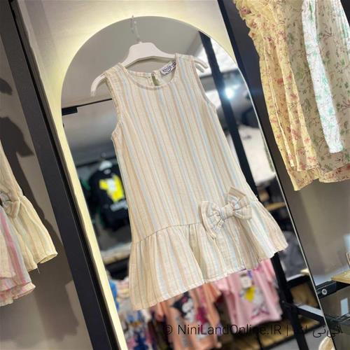 پیراهن دخترانه تابستانه ترک کد 3803