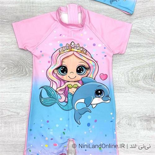 مایو دخترانه طرح پری دریایی کد10111