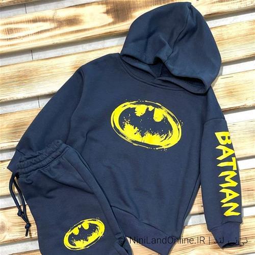 ست هودی شلوار پسرانه طرح BATMAN زارا 2 تا 8 سال کد 1240