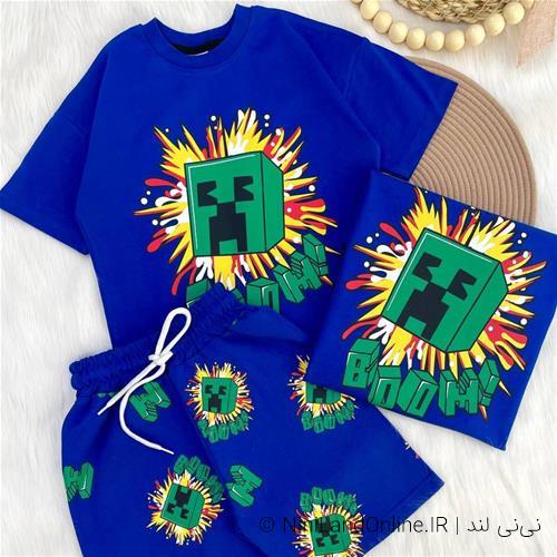 تیشرت شلوارک پسرانه ترک کد 3485