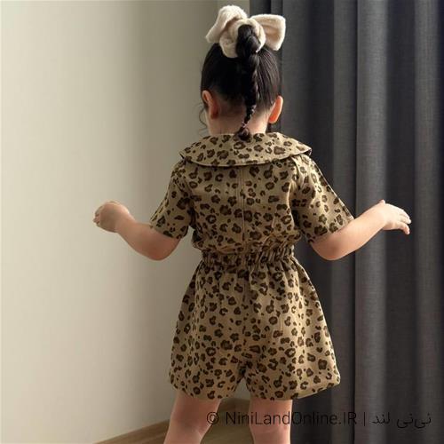 بیلر دخترانه پلنگی ترک کد 000365
