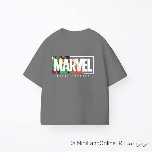 تیشرت تابستانه ترک طرح مارول کد 0000852