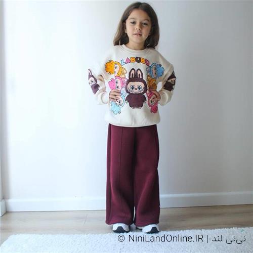 ست دو تیکه کرکدار دورس شلوار لبوبو ترک کد 18456030