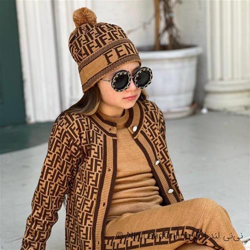 ست 4 تیکه بافت فندی ترک کد 5574213