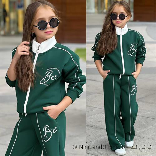 ست دوتیکه کرکدار زیپ دار ترک 4-15سال کد 1864002