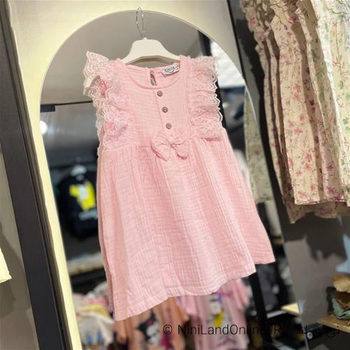 پیراهن دخترانه موسلین ترک کد 3810